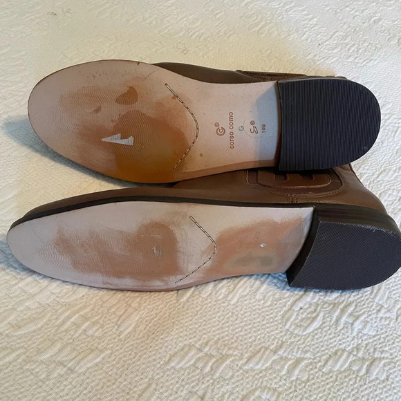 Corso Como 10 M Brown Leather Boot Bootie Anthropologie Excellent Condition - Picture 7 of 8